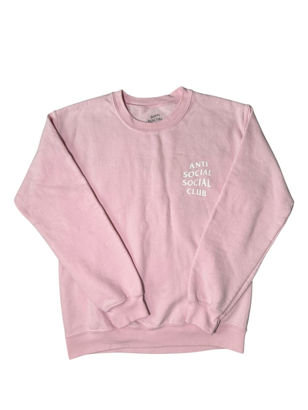 Anti Social Social Club Pink Crewneck